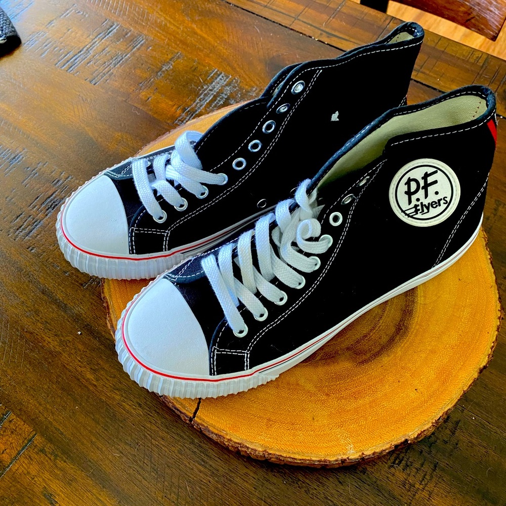 PF flyers. Barely worn. Super cute!